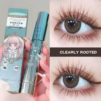 Dream Party Curling Mascara Натуральная Подкручивающая Удлиняющая Не Легко Размазывать Стойкий Макияж Праймер Для Ресниц