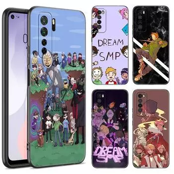 Dream Smp черный силиконовый чехол для телефона Huawei Nova 8 9 10 SE 11 Ultra 12 Pro 7i 8i 11i 11E Y70 Plus Y60 Y61 Y71 Y90 Y91 Huawei Nova Y70 Plus