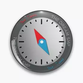 Dream Smp Your Tommy Your Tubbo Компас Мягкая булавка на пуговицах, брошь на шляпе, креативный воротник, подарок, металлический мультфильм, милый, забавный