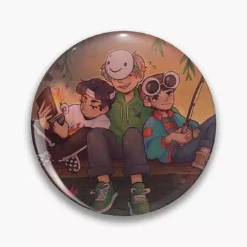 Dream Team Swamp Vibes, персонализируемая мягкая булавка на пуговицах, подарок любовнику, креативная металлическая брошь, воротник, милый декор, ювелирное изделие, шляпа для женщин