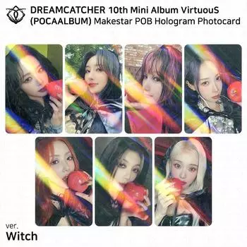 Dreamcatcher 10-й мини-альбом VirtuouS Makestar POB Голограммная фотокарта KPOP