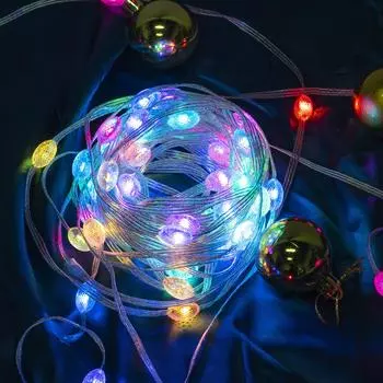 Dreamcolor USB LED String Light BT Music APP WS2812B Garland Fairy Lights for Christmas Birthday Party Decoration Waterproof 5 Meters