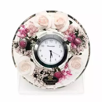 Dreamlight Dream Clock НЛО Мини-набор часов Маленькая Роза CDD7297CL (с подставкой)