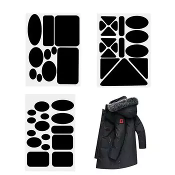 DreaModes пуховик заплатка самоклеящаяся заплатка для ремонта одежды набор из 3 шт. водонепроницаемые полиэстеровые наклейки для ремонта джинсовая куртка Для ремонта