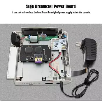 DreamPSU Rev2.0 12 В блок питания + адаптер для подключения консоли SEGA DreamCast #