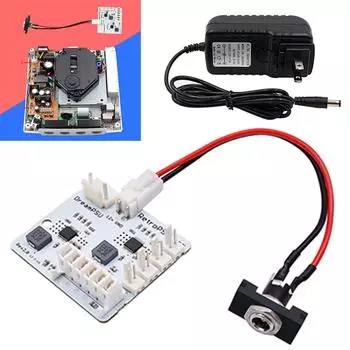 DreamPSU Rev2.0 DC Console Original Power Supply 12V Direct Current Power Supply Board +Power Plug Adapter for SEGA Dreamcast
