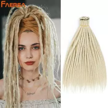 Дреды, вязанные крючком, косы, наращивание волос, синтетические для чернокожих женщин, 10 шт./упак., цветные дреды с эффектом омбре, аксессуары для волос 24 Inch