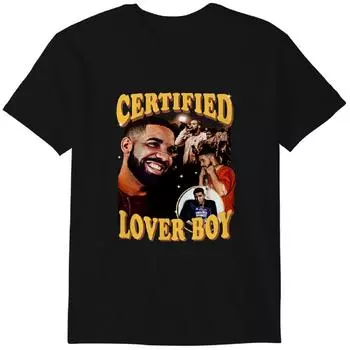 Дрейк BBL Сертифицированный любовник Забавная футболка Классическая футболка 4XL