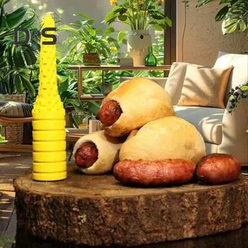 Дрель для булочек для хот-догов, предотвращающая утечку, создатель отверстий для булочек для колбасы, легко очищаемые принадлежности для выпечки, принадлежности для барбекю, гриля, домашней кухни, пекарни красный