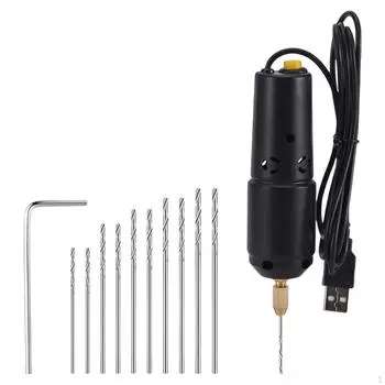Дрель-гравер с деревообрабатывающими инструментами, ювелирный электроинструмент для полимера Without Parts