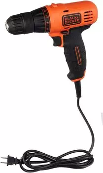 Дрель-шуруповерт Black and Decker Smart KR112 (ЧЕРНЫЙ+ДЕКЕР)