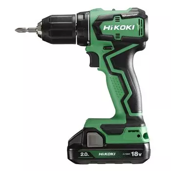 Дрель-шуруповерт HiKOKI 18 В DS18DD с гарантией первого ремонта, 2 в комплекте, зарядное устройство, DS18DD(2БГ)