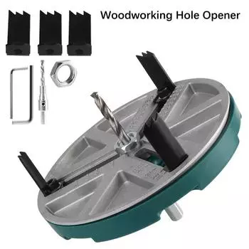 Дрель Сверло Инструмент Универсальный Многофункциональный Диаметр Деревообработка Отверстие Регулируемый Диаметр Кольцевая Пила 45мм-130мм Отверстие Открывалка hole opener