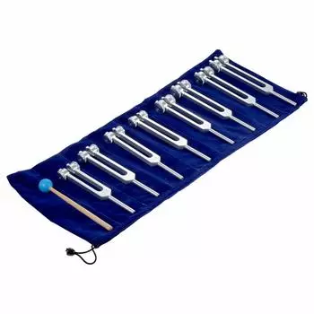 Dreld Chakra камертон набор сольфеджио камертон набор ДНК восстановление исцеляющий звуковой терапевтический инструмент с 8 камертонами 1 силиконовый молоточек вибрация