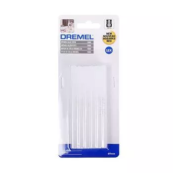 Dremel GG02 Термоклеевые карандаши, 12 шт. в упаковке, 7 мм белый