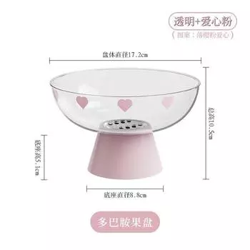 Дренажная тарелка для фруктов с дофамином, гостиная, журнальный столик, бытовая тарелка для фруктов на высокой ножке, тарелка для фруктов в национальном стиле, тарелка для дим-самов, корзина для слива