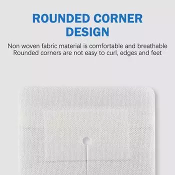 Дренажная трубка Стерильный аппликатор Катетер для перитонеального диализа Нефростомия желчных протоков Желудочный зонд Дренаж Фиксированная наклейка 10X10CM