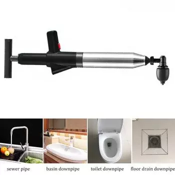 Дренажный вантуз для прочистки труб из нержавеющей стали. Устранитель засоров. Универсальные аксессуары высокого давления для ванной комнаты, душа, ванны. зелёный