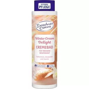 Dresner Essence Bubble Bath Winter Cream Delight 500ml