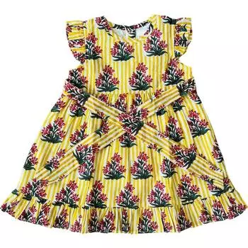 dress Baby girl set up [Yobaby] Children s [item] жёлтый