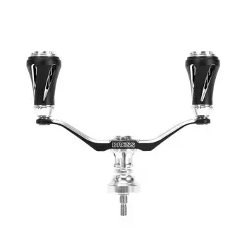 [DRESS] Custom Handle W Vertex EVO Spinning For SHIMANO 90mm Titanium Silver Shimano Fishing Reel Custom Lightweight Sturdy For Left and Right Use