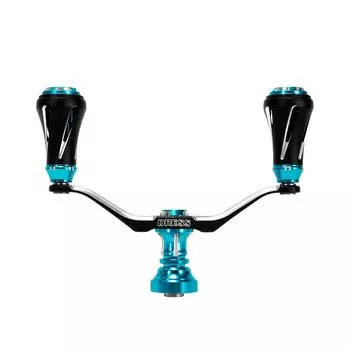 [DRESS] Custom Handle W Vertex EVO Spinning for DAIWA 90mm Turquoise Blue Daiwa Fishing Reel Custom Lightweight Sturdy For Left and Right Use
