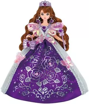 Dress Dreaming Princess Purple Papillon Dress Licca-chan