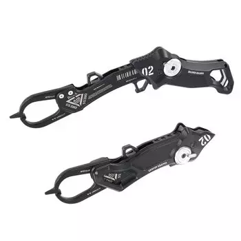 DRESS Fish Grip Grasper Gladius Frost Silver Fishing Folding Fish Grip Fish Grip Machined Landing Stainless Steel Deformation Совместимость с BIG FISH