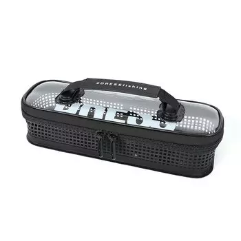 DRESS Mesh Tackle Box Multi EVA Многофункциональный рыболовный кейс для хранения рыболовных снастей Контейнер для хранения ведро Сумка для снастей Чехол для катушки ЯЩИК для приманки на червя [SL] серый