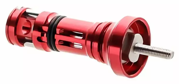 DRESS Reel Stand Origin Hexagonal Handle Shaft Model Wine Red Wine Red