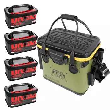 DRESS рюкзак мини полный ящик для рыбалки 17л держатель удочки EVA многофункциональный рыболовный чехол для рыболовных снастей водонепроницаемый контейнер для хранения сумка для снастей