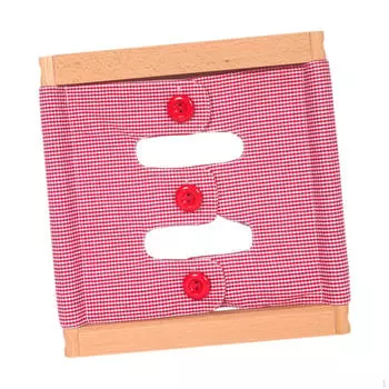 Доска для переодевания для малышей, игрушка для раннего обучения, мобильная, сенсорная, для детей 2-8 лет Button