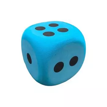 DRESSOOS 1 шт. Ева Игра в кости Игральные кости Вечеринка Игрушки Обучающее обучение Мероприятия на открытом воздухе Закругленные углы Повышают безопасность One Size синий