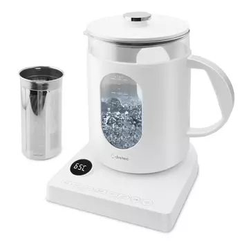 dretec Электрический чайник с контролем температуры OK для контроля температуры при кипячении, низкотемпературный, сохранение тепла 180 минут, автоматическое