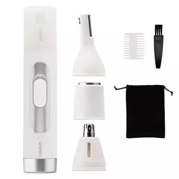 dretec Multi Shaver с Mayu Face Electric Eyebrow Nose Hair Downy Unwanted Hair Eyebrow For Whole For For 4 White Comb, Shaver, Shaver, Shaver,