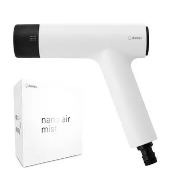 Dretec Nano Bubble Watering Nozzle Nano Air Mist Nano Air Mist Ordinary Hose Plant Gardening Home Garden Cultation Декоративное растение Shower Mist белый