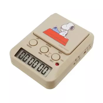 dretec Peanuts Snoopy Таймер обучения Тихий день Счетчик Экзамен Квалификационный тест Кулинария Бежевый бежевый
