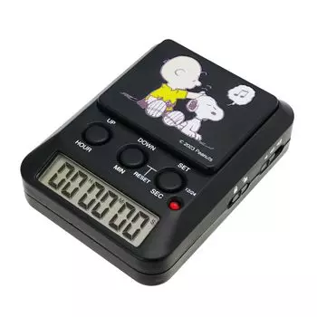 dretec Peanuts Snoopy Таймер обучения Тихий день Счетчик Экзамен Квалификационный тест Кулинария Черный чёрный