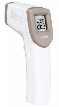 dretec Радиационный термометр Кулинарный термометр для приготовления пищи Термометр для жареных сладостей Цифровой Белый Бесконтактный Продукты, Масло, Изготовление,