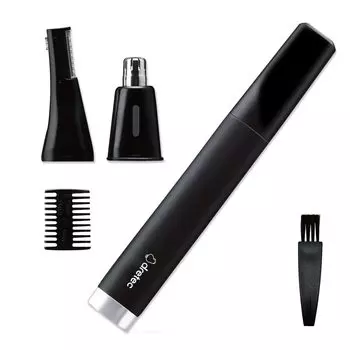Dretec Shaver с Mayu Electric Multi Face Eyebrow Nose Hair For 3 Eyebrow For Whole Black Comb, Shaver, Shaver, Shaver, Cutting, Cutter, Compact,