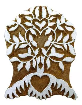 Древесина Штамп Индийские Деревянные Текстильные Штампы Деревянный Печатный Блок Декоративный Блок 2 x 2.1