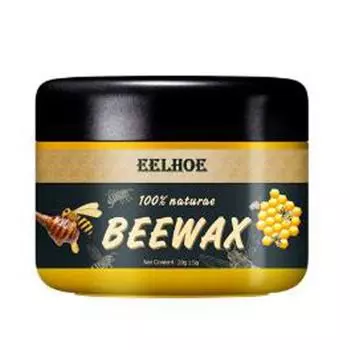 Древесина уход приправа пчелиный воск натуральный воск воск для чистки мебели (с губкой) Великобритания