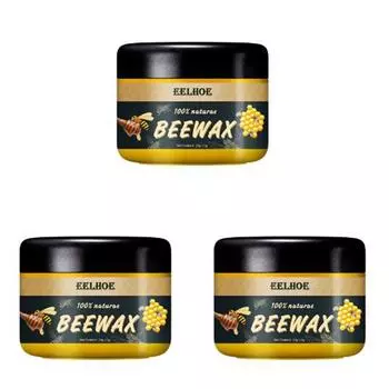 Древесина уход приправа пчелиный воск натуральный воск воск для чистки мебели (с губкой) КДЕ