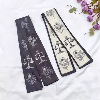 Древние аксессуары для волос в стиле ханьфу, шелковый шарф, лента, повязка на голову, декоративная повязка на голову, хвостик, узкий шарф в стиле ретро, прямоугольный шарф