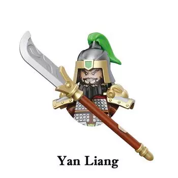 Древние китайские военные фигурки периода Троецарствия, элитные солдаты из железной кавалерии, модель из строительных блоков