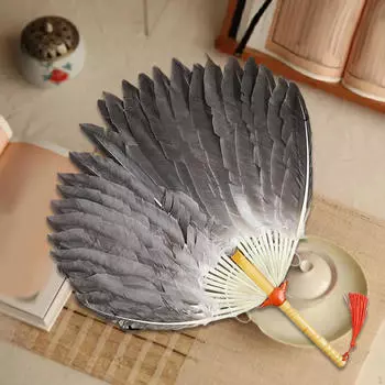 Древний китайский Чжугэ Лян перьевой веер летний подарок украшение рука для фестиваля Style B