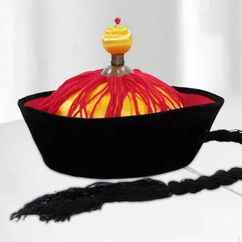 Древний китайский император Шляпа Аксессуары для костюмов Костюм Тан Восточный 52cm