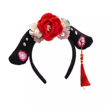 Древний китайский ободок для волос Gege тканевая повязка на голову в китайском стиле