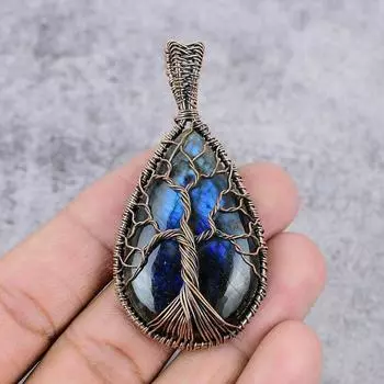 Лечебный содалит и смесь драгоценных камней, оптовая партия, подвеска из стерлингового серебра 925 пробы, 5 шт. синий