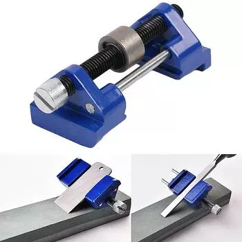 Driak Metal Honing Guide Jig Держатель с фиксированным углом Hone для заточки Точилка для долот, железных лезвий, рубанков, ножей common чёрный